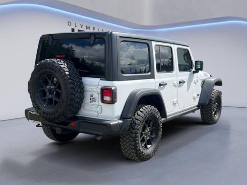 Bright White Clearcoat 2025 Jeep Wrangler 4xe Willys