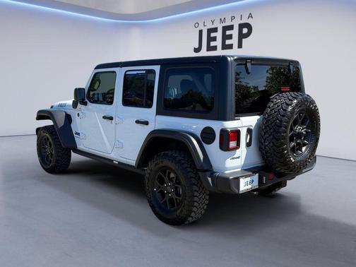 Bright White Clearcoat 2025 Jeep Wrangler 4xe Willys