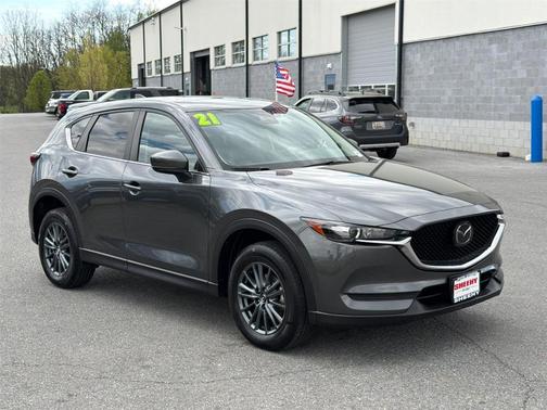 Machine Gray Metallic 2021 Mazda CX-5 Touring