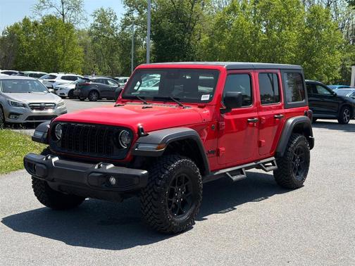 Firecracker Red Clearcoat 2024 Jeep Wrangler Sport