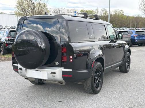 Santorini Black 2023 Land Rover Defender SE