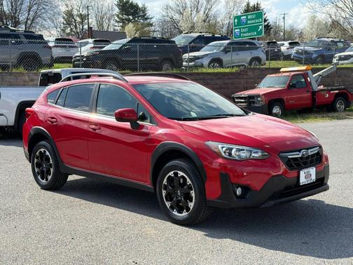 Pure Red 2021 Subaru Crosstrek Premium