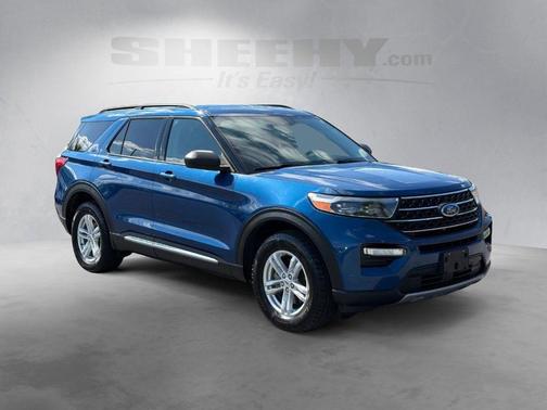Atlas Blue Metallic 2023 Ford Explorer XLT