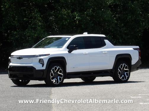 White 2025 Chevrolet Silverado EV RST