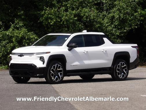 White 2025 Chevrolet Silverado EV RST