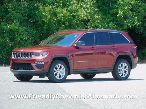 Red 2022 Jeep Grand Cherokee Limited