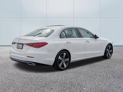 Polar White 2022 Mercedes-Benz C-Class Sedan