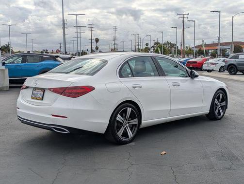 Polar White 2022 Mercedes-Benz C-Class Sedan