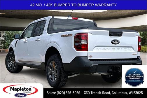 Space White Metallic 2026 Ford Maverick Tremor