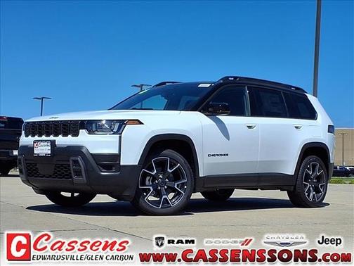 Bright White 2026 Jeep Cherokee Overland
