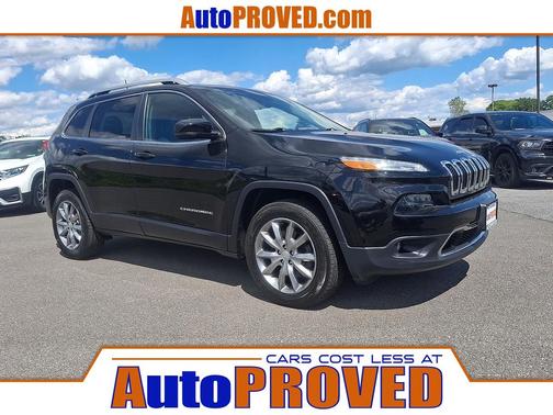 Diamond Black Crystal Pearlcoat 2018 Jeep Cherokee Limited