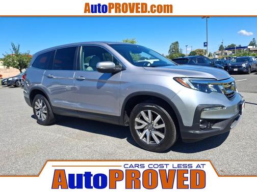 Lunar Silver Metallic 2021 Honda Pilot AWD EX-L