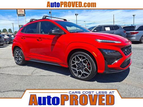 Racing Red 2022 Hyundai Kona N