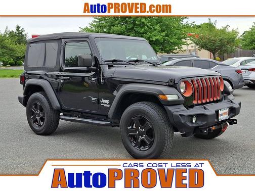 Black Clearcoat 2021 Jeep Wrangler Sport S