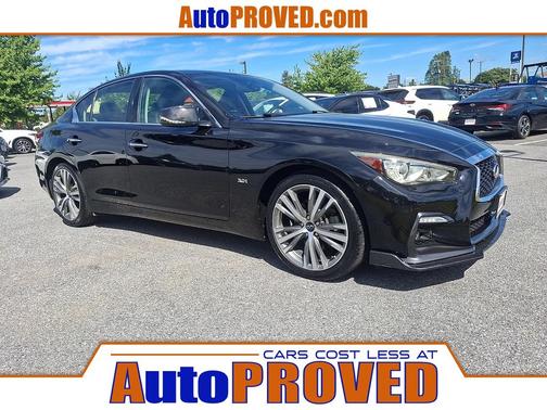 Black Obsidian 2018 INFINITI Q50 3.0t Sport
