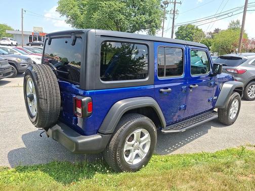 Ocean Blue Metallic Clearcoat 2018 Jeep Wrangler Unlimited Sport