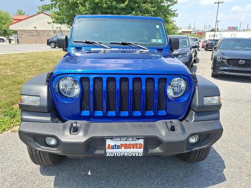 Ocean Blue Metallic Clearcoat 2018 Jeep Wrangler Unlimited Sport