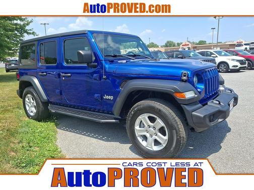 Ocean Blue Metallic Clearcoat 2018 Jeep Wrangler Unlimited Sport