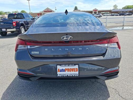 Portofino Gray 2021 Hyundai ELANTRA SEL