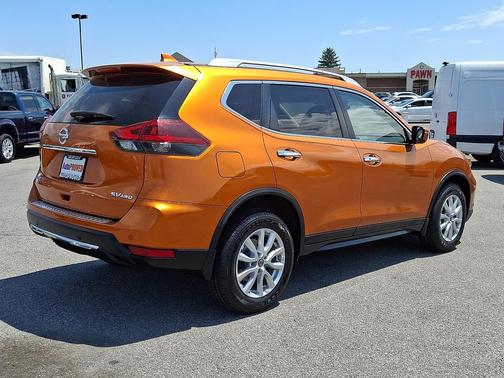 Orange Metallic 2019 Nissan Rogue SV