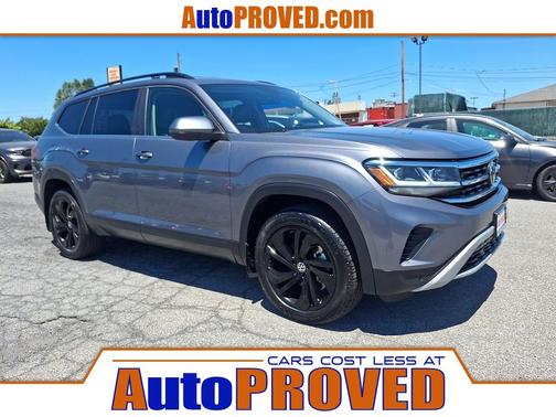 Platinum Gray Metallic 2022 Volkswagen Atlas 2.0T SE w/Technology 4MOTION