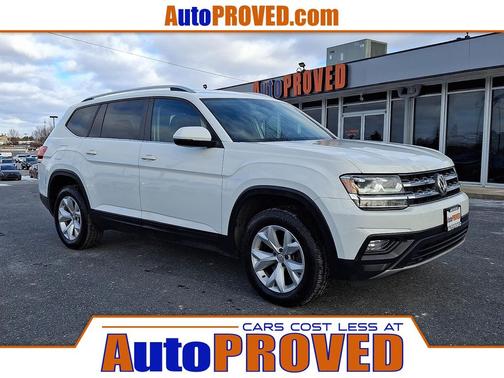 Pure White - 0Q0Q 2018 Volkswagen Atlas 3.6L SE SUV