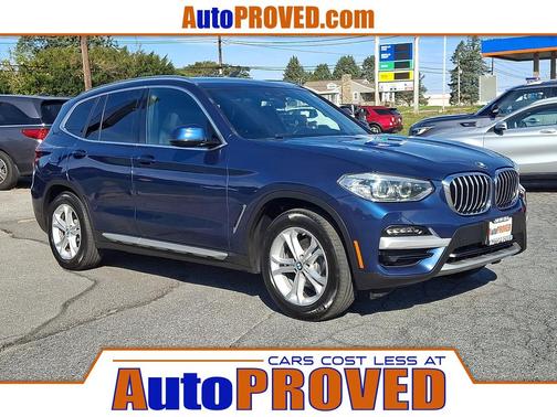 Phytonic Blue Metallic 2021 BMW X3 xDrive30i