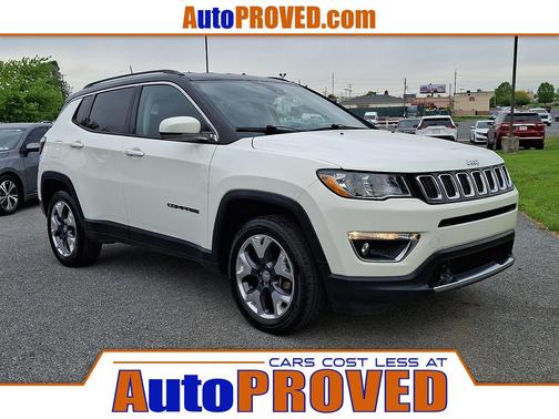 White Clearcoat 2021 Jeep Compass Limited