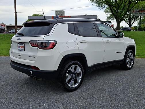 White Clearcoat 2021 Jeep Compass Limited