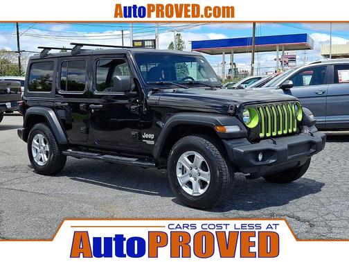 Black Clearcoat 2021 Jeep Wrangler Unlimited Sport