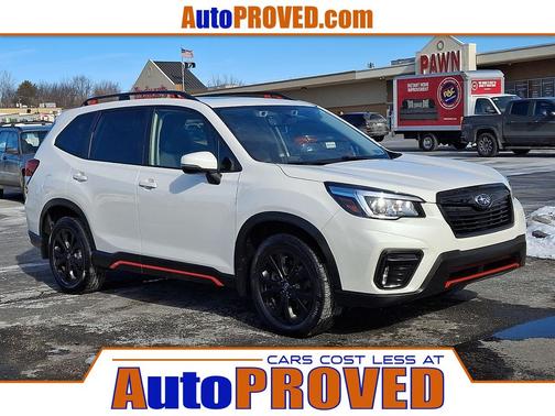 Crystal White Pearl 2020 Subaru Forester Sport SUV