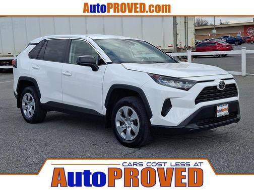 White 2022 Toyota RAV4 LE