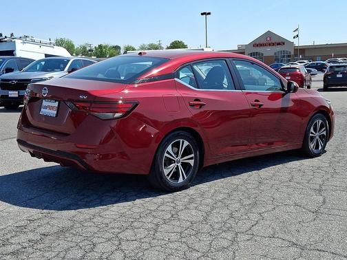 Scarlet Ember Tintcoat 2021 Nissan Sentra SV