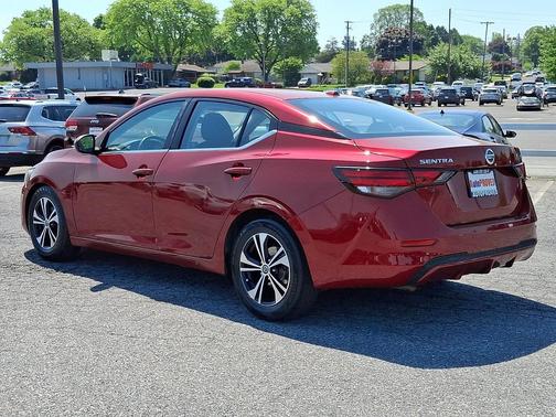 Scarlet Ember Tintcoat 2021 Nissan Sentra SV