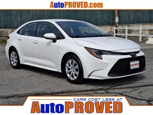 Super White 2020 Toyota Corolla LE