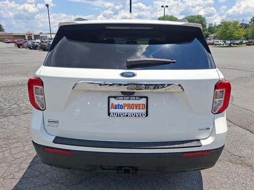 Star White Metallic Tri-Coat 2020 Ford Explorer XLT