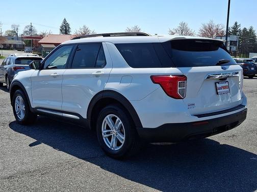 Star White Metallic Tri-Coat 2020 Ford Explorer XLT