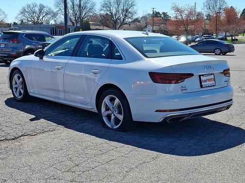 Glacier White 2019 Audi A4 45 Premium