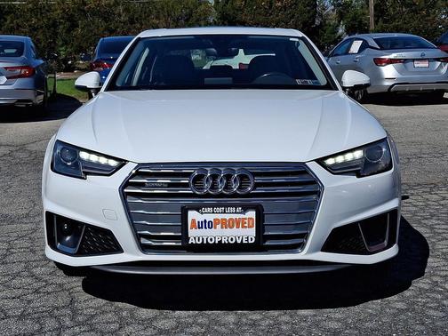 Glacier White 2019 Audi A4 45 Premium