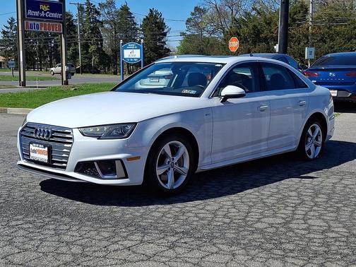 Glacier White 2019 Audi A4 45 Premium