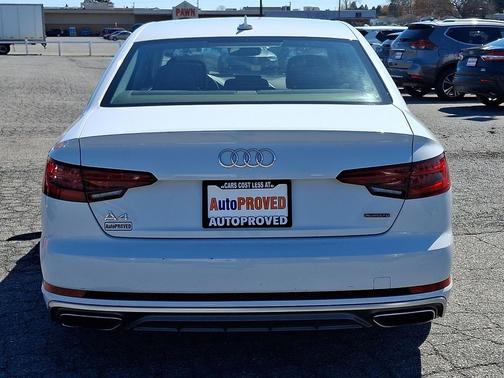 Glacier White 2019 Audi A4 45 Premium