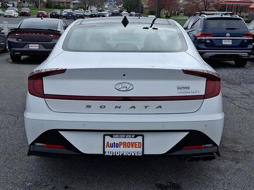 Quartz White 2021 Hyundai SONATA Limited