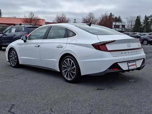Quartz White 2021 Hyundai SONATA Limited