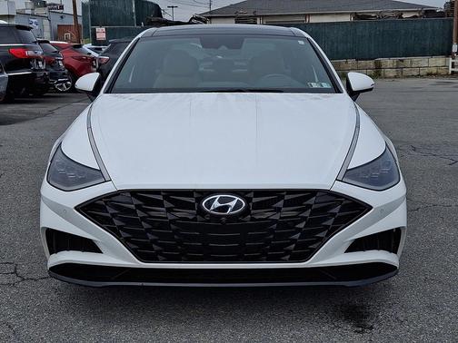Quartz White 2021 Hyundai SONATA Limited