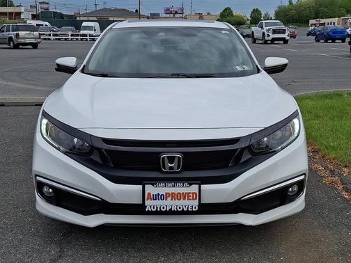Platinum White Pearl 2021 Honda Civic EX