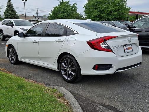 Platinum White Pearl 2021 Honda Civic EX