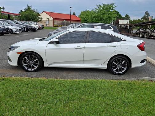 Platinum White Pearl 2021 Honda Civic EX