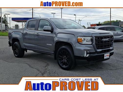 Satin Steel Metallic 2021 GMC Canyon Elevation