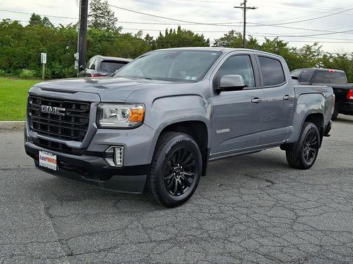 Satin Steel Metallic 2021 GMC Canyon Elevation