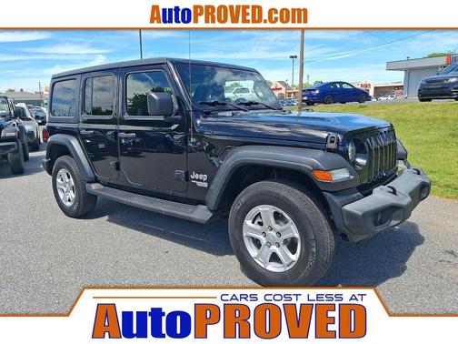 Black Clearcoat 2019 Jeep Wrangler Unlimited Sport